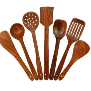 Natural Wooden Spoon Set